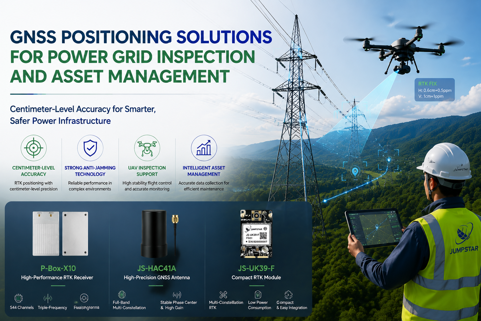GNSS Positioning Solutions for Power Grid Inspection and Asset Management